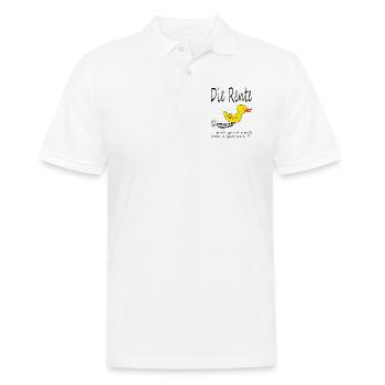 rEnte 2023 - Männer Poloshirt - Weiß - Vorne - Kai (181cm)
