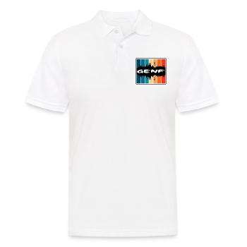 Genf Schweiz Skyline Silhouette Travel Souveni - Männer Poloshirt - Weiß - Vorne - Kai (181cm)