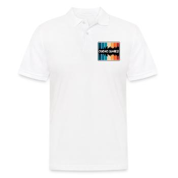 Ciudad Juarez Mexique Skyline Silhouette Voyage Sou - Polo Homme - blanc - Devant - Kai (181cm)