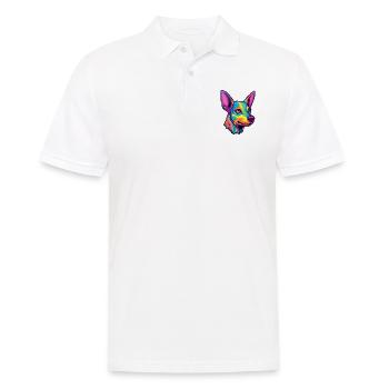 Braque Français Hunderasse Cartoon Kawaii Illustrat - Männer Poloshirt - Weiß - Vorne - Kai (181cm)