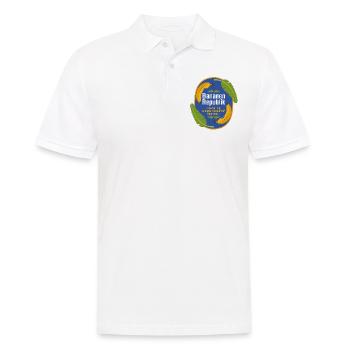 Bananenrepublik - Männer Poloshirt - Weiß - Vorne - Kai (181cm)