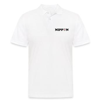 Nippon Love Heart Flag - Men's Polo Shirt - white - Front - Kai (181cm)