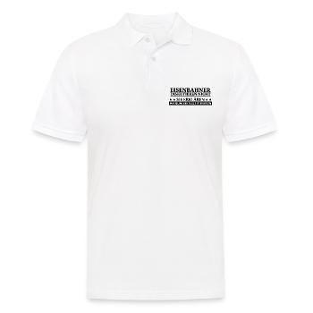 Eisenbahner Spruch Eisenbahn Lokführer Geschenk - Männer Poloshirt - Weiß - Vorne - Kai (181cm)