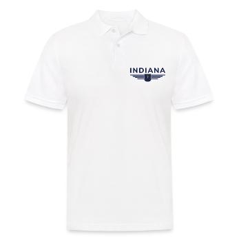 Indiana Fan T-Shirt – Montrez votre fierté ! - Polo Homme - blanc - Devant - Kai (181cm)