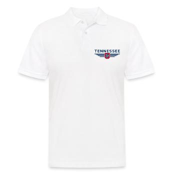 T-shirt de fan du Tennessee – Musique et amour de la maison - Polo Homme - blanc - Devant - Kai (181cm)