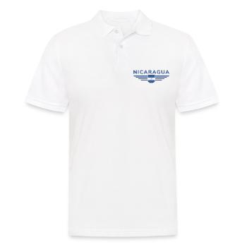 Nicaragua T-Shirt Design - Männer Poloshirt - Weiß - Vorne - Kai (181cm)
