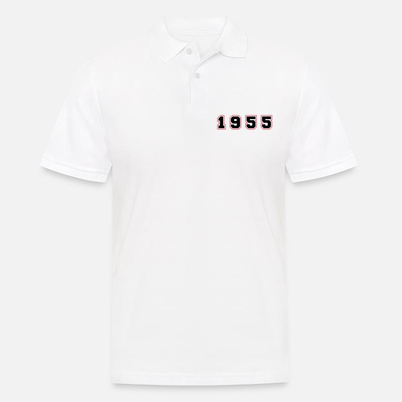 Numéro de l’année 1955 - Polo Homme - blanc