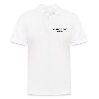 Greece 2024 - Männer Poloshirt - Weiß - Vorne - Kai (181cm)