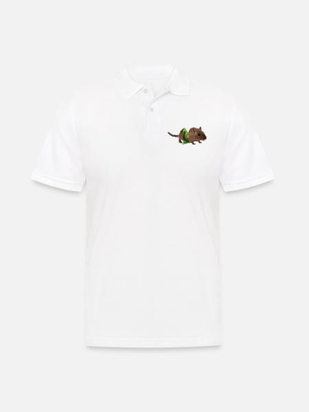 Souris Rat Kiwi Rat Souris Poison Fun Fun - Polo Homme - blanc