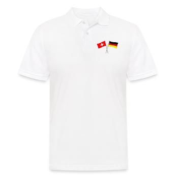 Deutschland Schweiz - Männer Poloshirt - Weiß - Vorne - Kai (181cm)