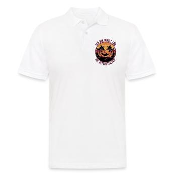 Rente Rentner Spruch Bereit für die Altersteilzeit - Männer Poloshirt - Weiß - Vorne - Kai (181cm)