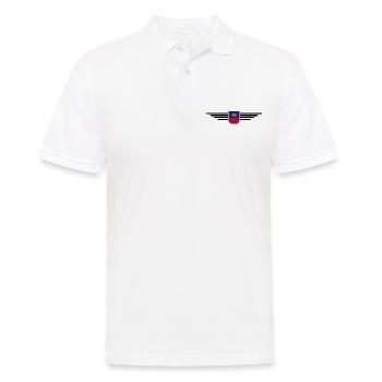 Conception de t-shirt Liechtenstein pour les fans - Polo Homme - blanc - Devant - Kai (181cm)
