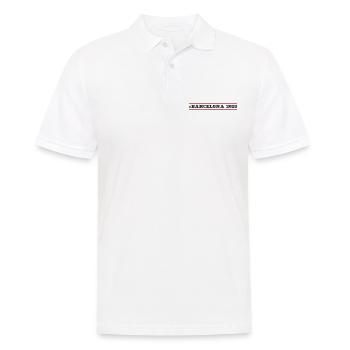 Barcelona 2023 - Männer Poloshirt - Weiß - Vorne - Kai (181cm)