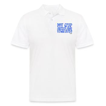 Christianisme Verset Biblique Chrétien - Polo Homme - blanc - Devant - Kai (181cm)
