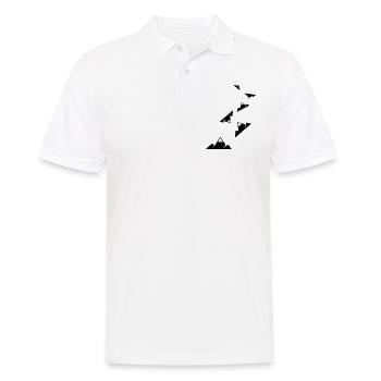 Montagnes En plein air - Polo Homme - blanc - Devant - Kai (181cm)