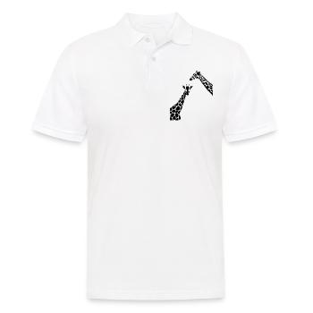 Giraffe Lover Zoo Animal Giraffes - Men's Polo Shirt - white - Front - Kai (181cm)
