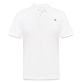 Axolotl Heart Axolotl Lover Cute Axolotl Kawaii - Men's Polo Shirt - white - Front - Kai (181cm)