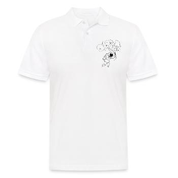 Solar System Planets - Aerospace Funny Astronaut - Men's Polo Shirt - white - Front - Kai (181cm)
