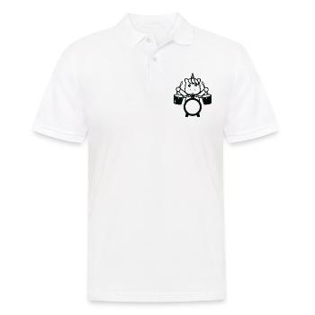 Licorne Batteur Licorne Joueur de tambour - Polo Homme - blanc - Devant - Kai (181cm)
