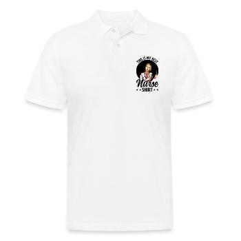 C’est ma meilleure chemise d’infirmière - infirmière infirmière - Polo Homme - blanc - Devant - Kai (181cm)