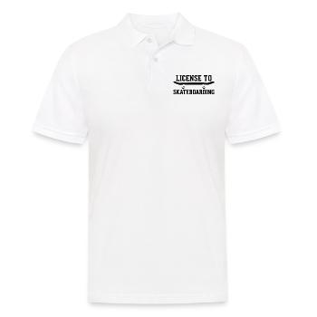 Funny Skateboarding - Licence de skateboard - Polo Homme - blanc - Devant - Kai (181cm)