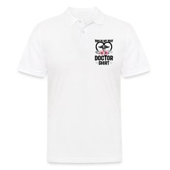 C’est mon meilleur médecin chemise médecin - Polo Homme - blanc - Devant - Kai (181cm)