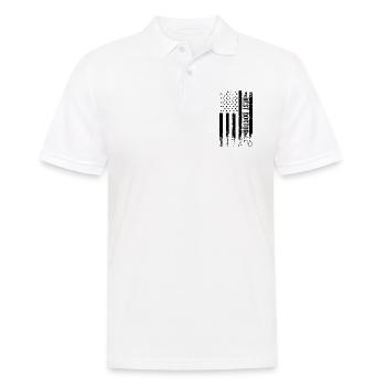 Best Doctor US Flag Hospital Doctor - Männer Poloshirt - Weiß - Vorne - Kai (181cm)