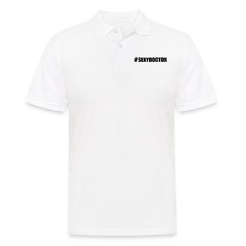 #SexyDoctor - Hospital Doctor Emergency Doctor - Männer Poloshirt - Weiß - Vorne - Kai (181cm)