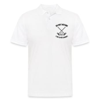 Joueur de croquet - Ne pas déranger Je joue au croqu - Polo Homme - blanc - Devant - Kai (181cm)