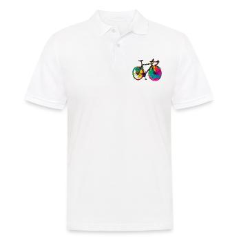 Vélo de route Gravel Bike Vélo de course - Polo Homme - blanc - Devant - Kai (181cm)