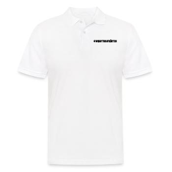 #MuayThaiFighter - Muay Thai Arts Martiaux Muay Tha - Polo Homme - blanc - Devant - Kai (181cm)