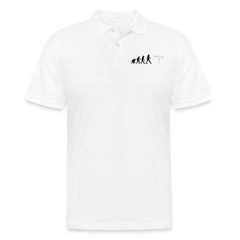Funny Karate Evolution Funny Karate stick figure - Männer Poloshirt - Weiß - Vorne - Kai (181cm)