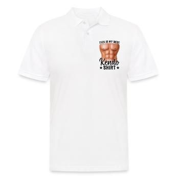 C’est mon meilleur maillot de Kendo Kendo Fighter - Polo Homme - blanc - Devant - Kai (181cm)