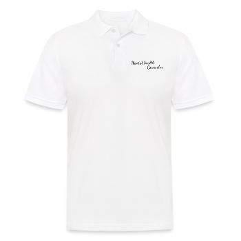 Mental health counselor - Mental Health Matters - Männer Poloshirt - Weiß - Vorne - Kai (181cm)