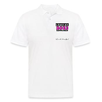 2023 Kommunion Gästebuch Mädchen Jungen Geschenk - Männer Poloshirt - Weiß - Vorne - Kai (181cm)
