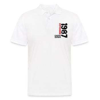 1987 Septembre Edition Limitée 36th Birthday Deco - Polo Homme - blanc - Devant - Kai (181cm)