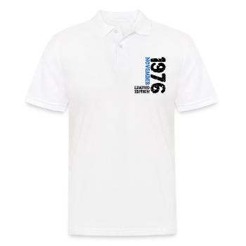 1976 November Limited Edition 47. Geburtstag Deko - Männer Poloshirt - Weiß - Vorne - Kai (181cm)