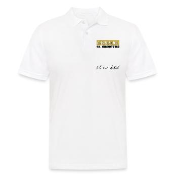 42e anniversaire cadeau femmes décoration hommes livre d'or - Polo Homme - blanc - Devant - Kai (181cm)