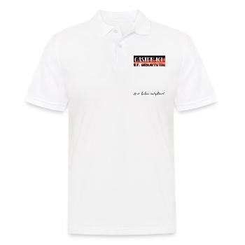 57 Birthday Gift Women's Decoration Men's Guestbook - Men's Polo Shirt - white - Front - Kai (181cm)