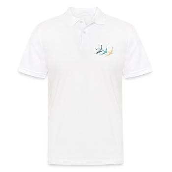 Bird Native birds songbird swallow gift - Men's Polo Shirt - white - Front - Kai (181cm)