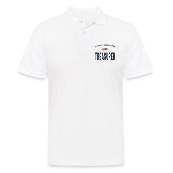 Treasurer Job Beruf - Männer Poloshirt - Weiß - Vorne - Kai (181cm)