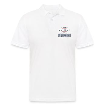 Profession de vétérinaire - Polo Homme - blanc - Devant - Kai (181cm)