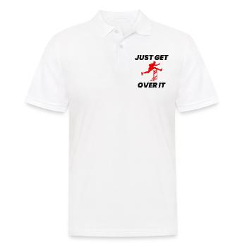 Hurdles Hurdling Hurdler Running Runner Athletes - Men's Polo Shirt - white - Front - Kai (181cm)