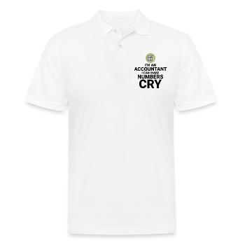 Buchhalter Buchhaltung Buchhaltung Finanzen Lustig - Männer Poloshirt - Weiß - Vorne - Kai (181cm)