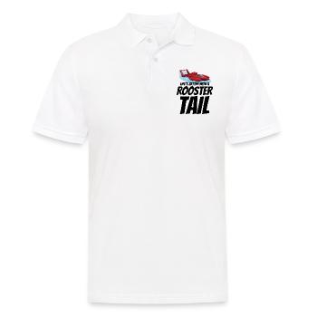 Rooster Tail Rumble: Wasserflugzeug-Rennspaß - Männer Poloshirt - Weiß - Vorne - Kai (181cm)