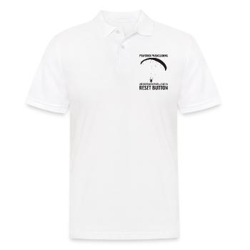 Motorschirmpilot Motorschirm Motorschirm - Männer Poloshirt - Weiß - Vorne - Kai (181cm)
