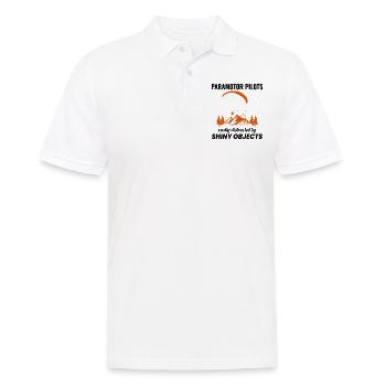 Motorschirmpilot Motorschirm Motorschirm - Männer Poloshirt - Weiß - Vorne - Kai (181cm)