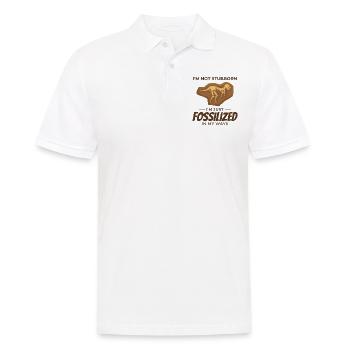 Fossilienjagd Paläontologie Sammler Geologie - Männer Poloshirt - Weiß - Vorne - Kai (181cm)