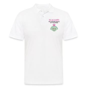 Jakobsmuscheln Sammler Strandräuber Schalentiere - Männer Poloshirt - Weiß - Vorne - Kai (181cm)