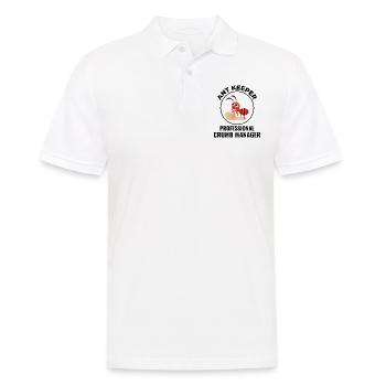 Ant Keeper Ant Lover Entomologist Insect Collector - Men's Polo Shirt - white - Front - Kai (181cm)